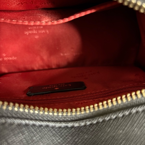 Kate Spade New York Madison Lip Toss small satchel in black saffiano leather - Picture 13 of 15